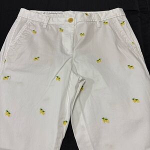Talbots White Girlfriend Chino Pants